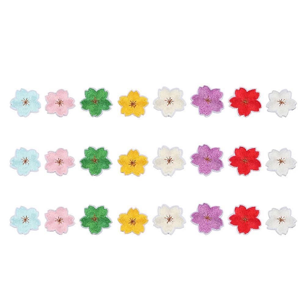 Functional Flower Patches for DIY Use, Safe and Easy to Apply on Fabrics