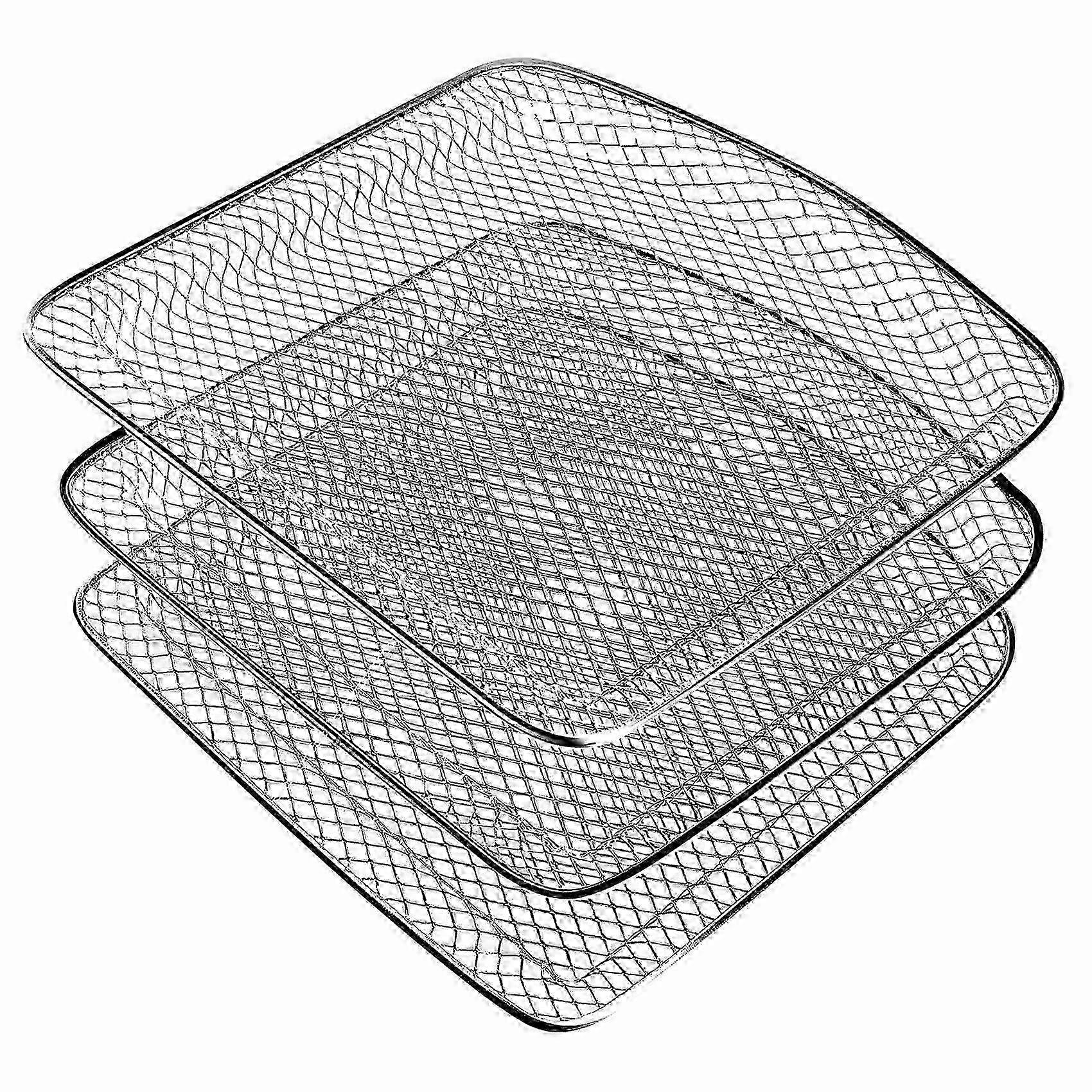 Air Fryer Accessories Set with Air Flow Racks for 6QT Compatible with Certain Brand, Dehydrator Racks for Fruits and Vegetables, Oven Baking Rack