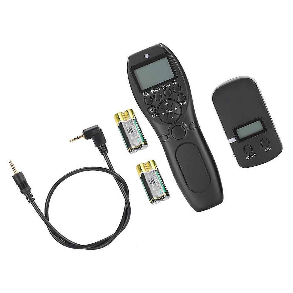 Wireless Timing Shutter Release Remote Control with LCD Display for Canon Camera YouPro YP-870 E3 II Compatible