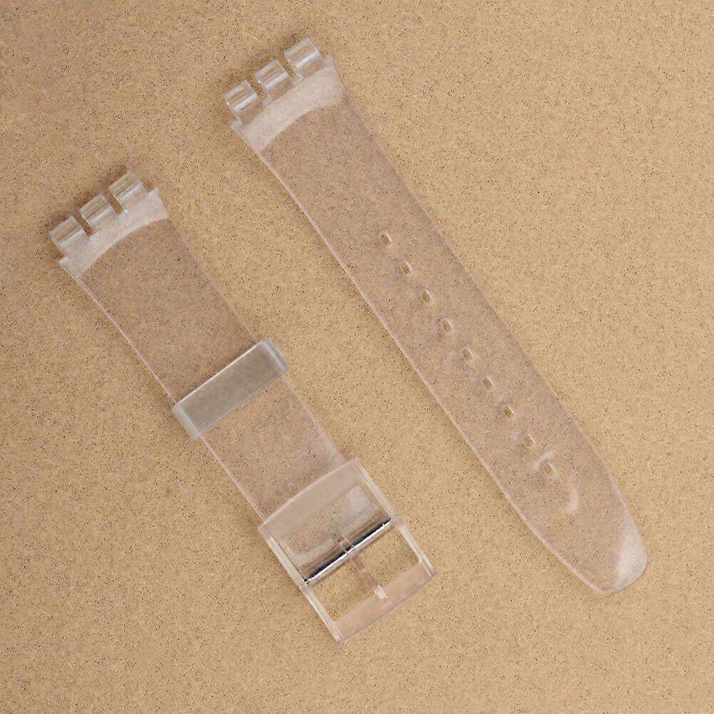 רצועת סיליקון לדוגמית רכה TPU רצועת שעון 17 מ"מ 19 מ"מ רצועת גומי לגברים נשים צמיד חגורה 20 מ"מ אביזרי שעון להקה