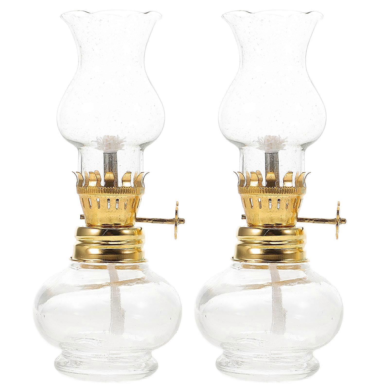 Beautiful Kerosene Lamp with Wick for Unique Retro Atmosphere