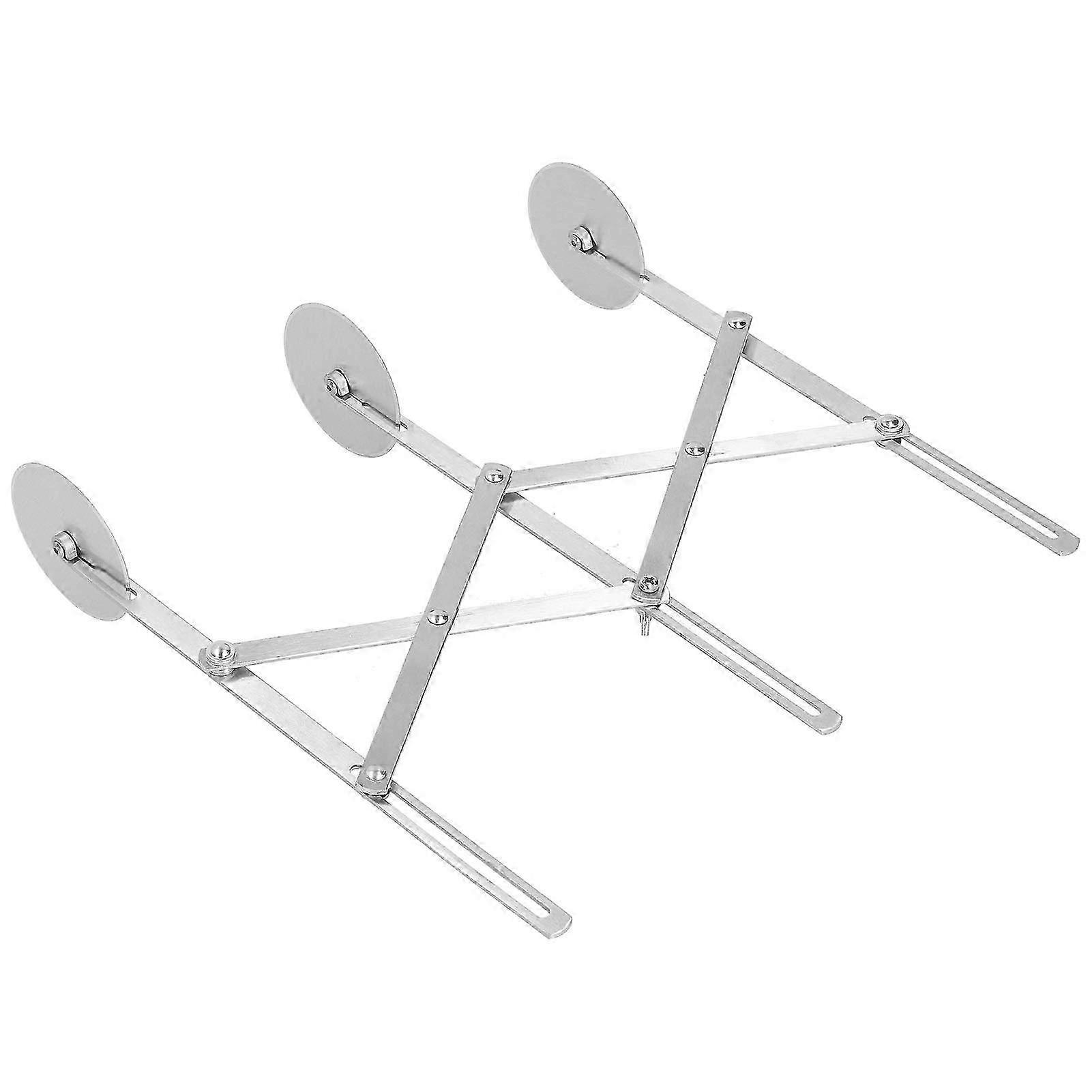 Stainless Steel Dough Divider - 3-Wheel Baking Tool for Kitchen