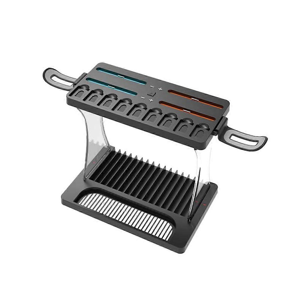 For Switch2 Multi-Function Storage Bracket+for Charging Base for Switch2 CD Disc Storage Rack for S