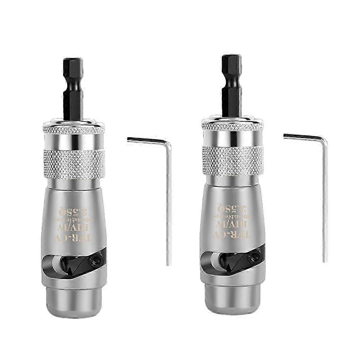 2pcs Electrician Wire Stripper Kit for Stripping Wire with Hand Electric Drill Alloy Electrician To