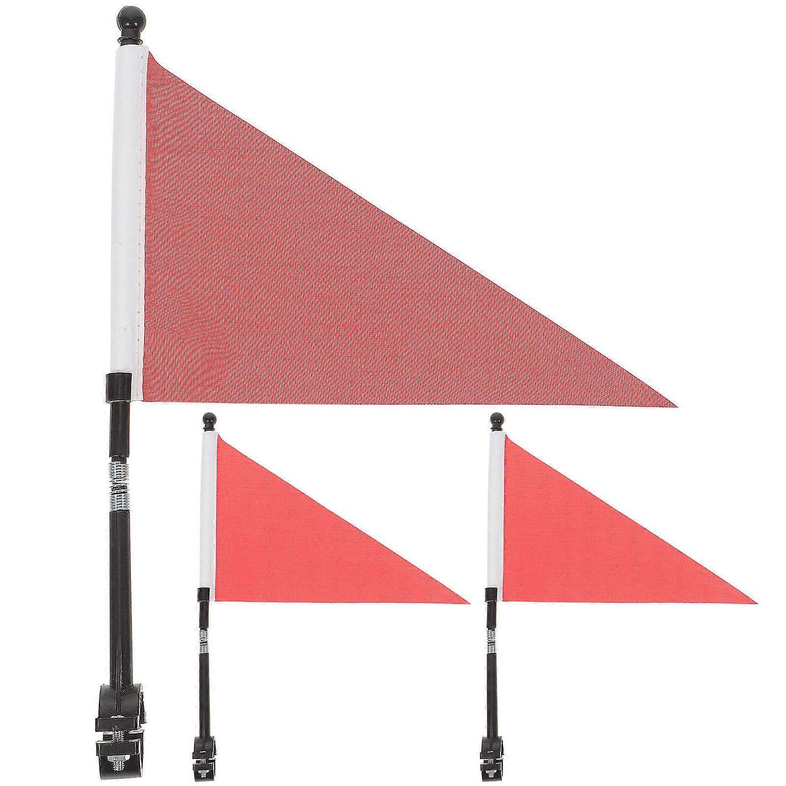 Secure Handlebar Safety Flag, Lightweight Option for Enhanced Cycling Experience