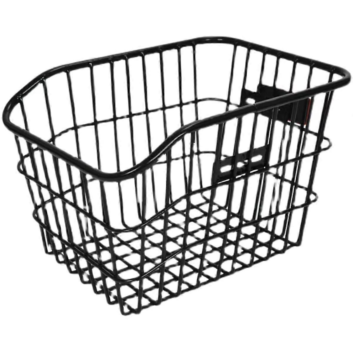 Rear Metal Large Bicycle Basket with Mounting Accessories KRP36
