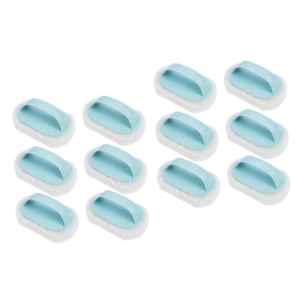 2 Sets Cleaning Brush Scrubber Grill Brush Rust Brush Sponge 6 Pieces x 2