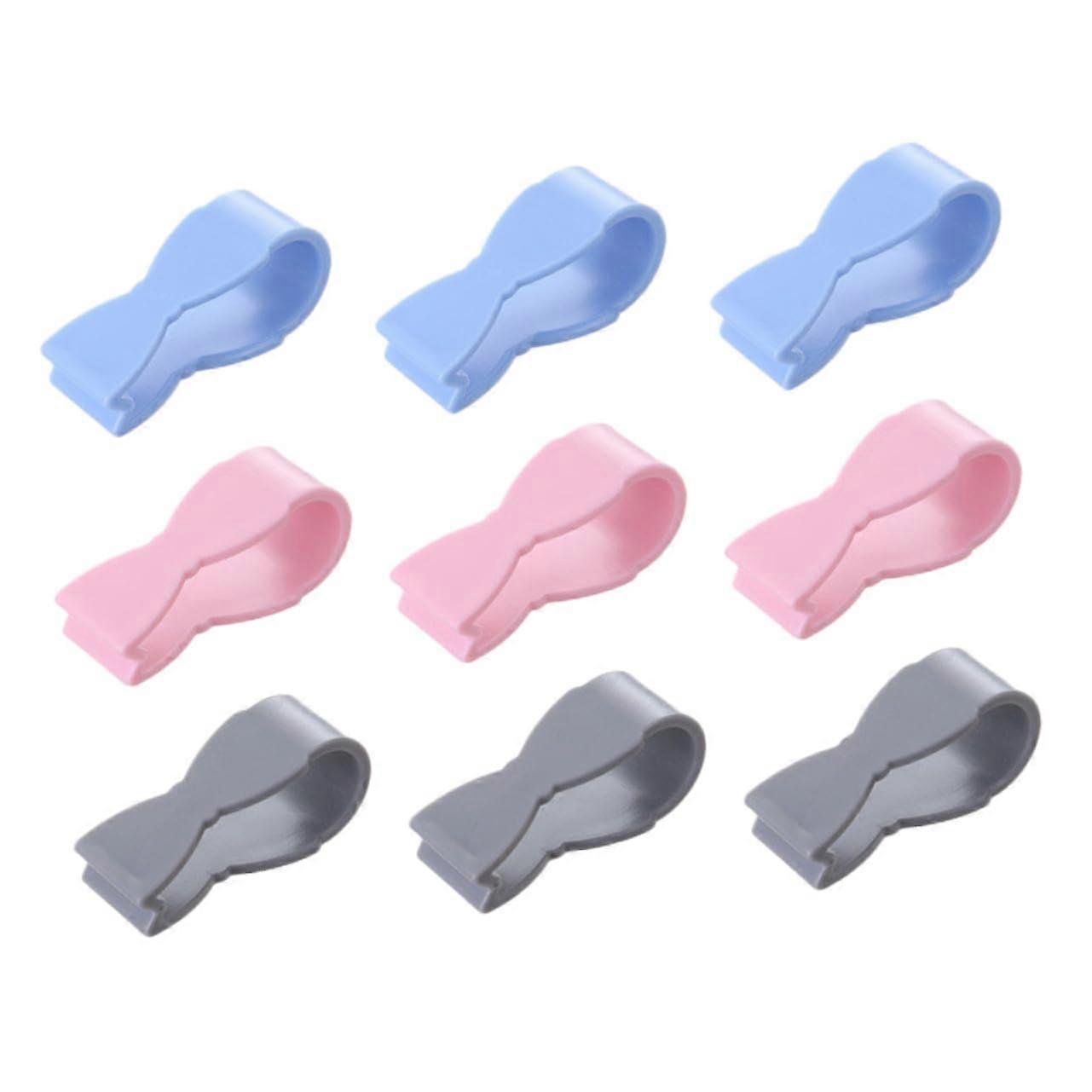 3 Set of 18 Quilting Clip Duvet Attachment Duvet Doughnuts Quilt Clips Assorted Colours 7X2.5CM