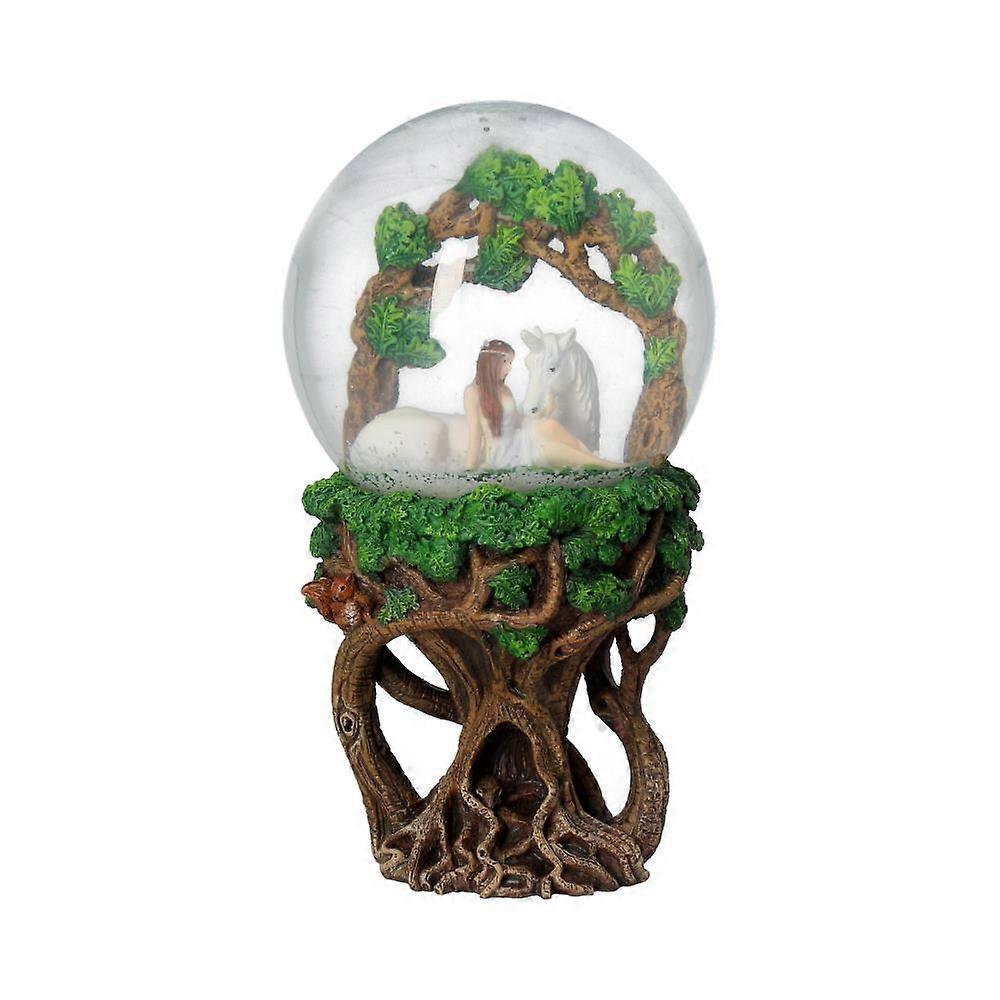 Anne Stokes Pure Heart Unicorn Snowglobe
