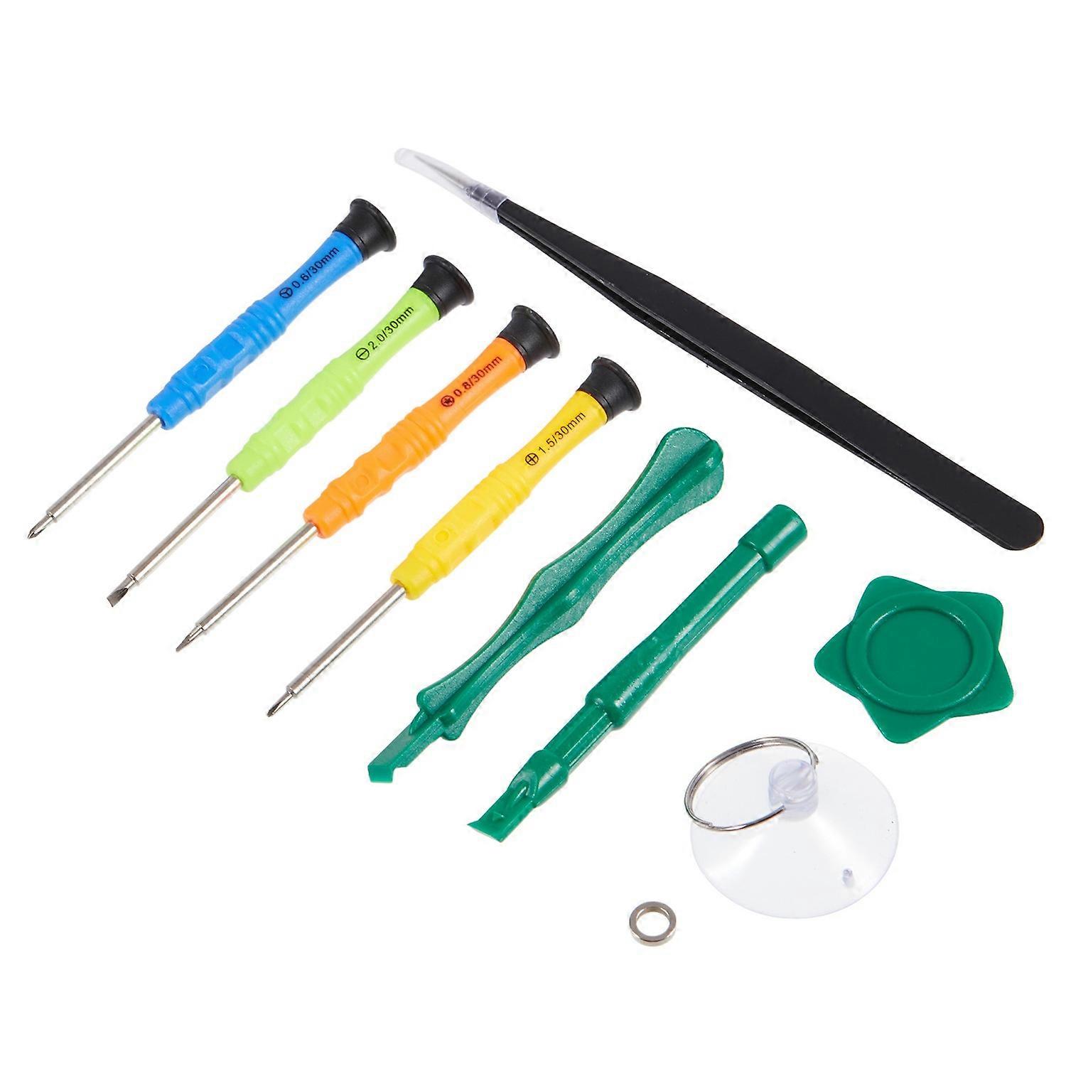 10Pcs Set Repair Tool Kit Cellphone Tablet Magnetic Screwdriver Opening Pry Tools