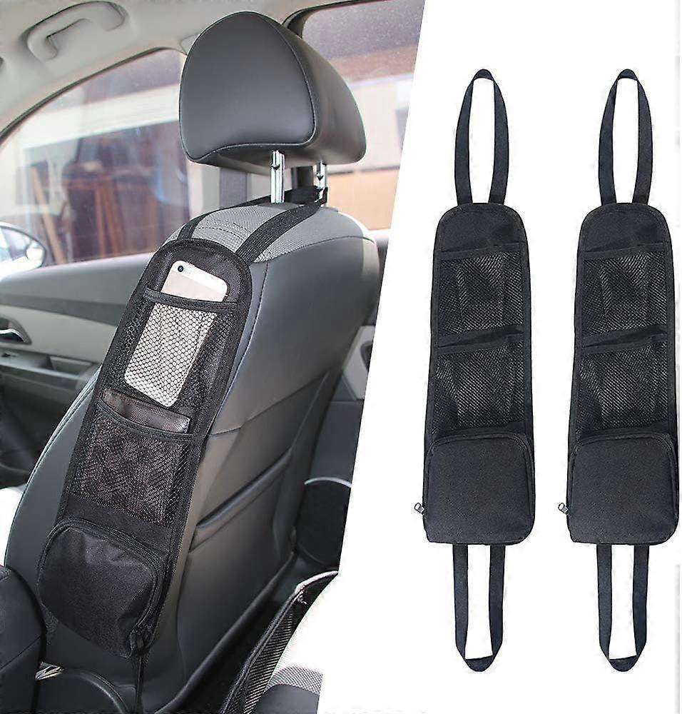 Car Seat Side Storage Bag Foldable Mesh Storage Bag Multi-function Car Seat Storage Box
