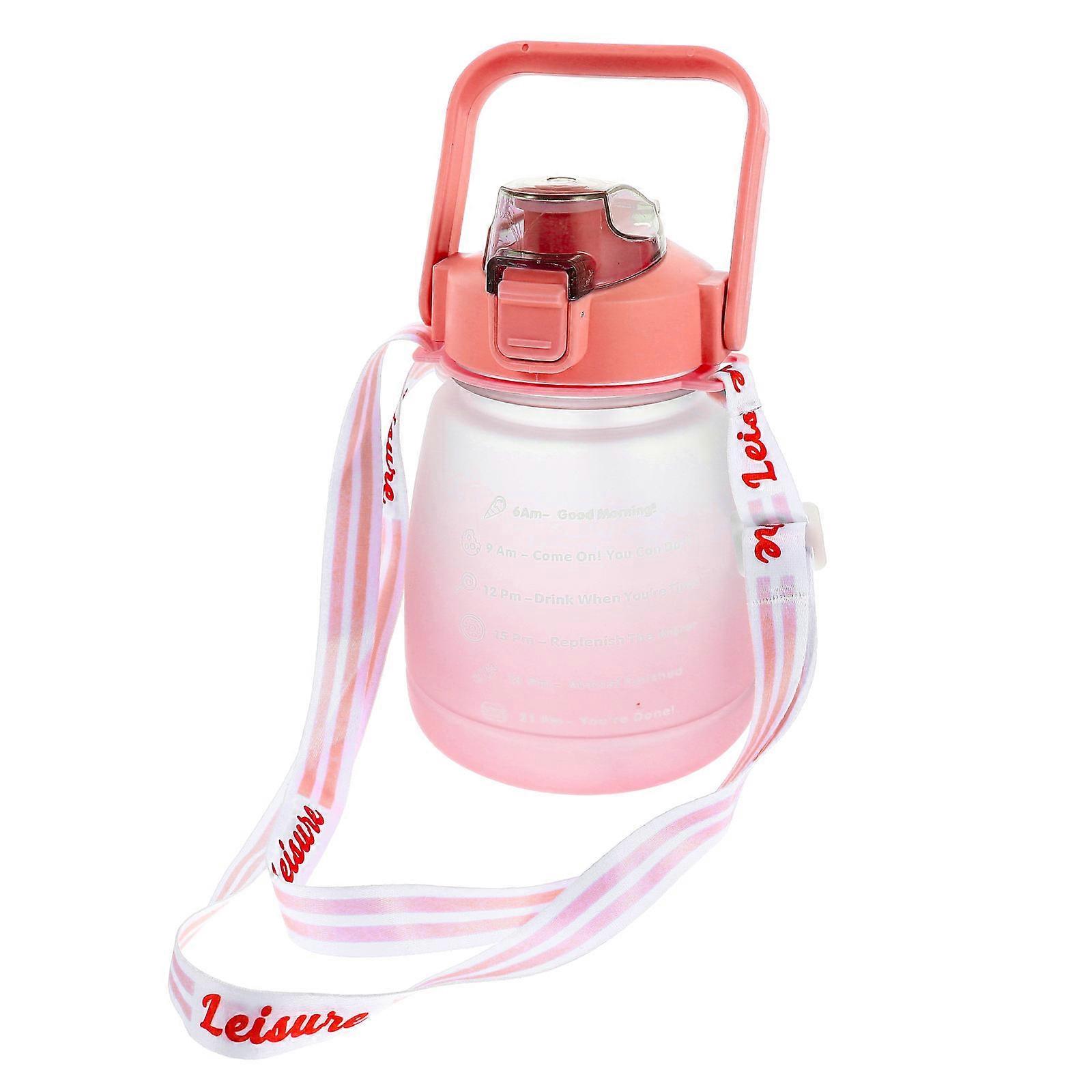 Time Scale Large Capacity Water Bottle For Men And Women Home Office School Travel 1200ml 1Pcs