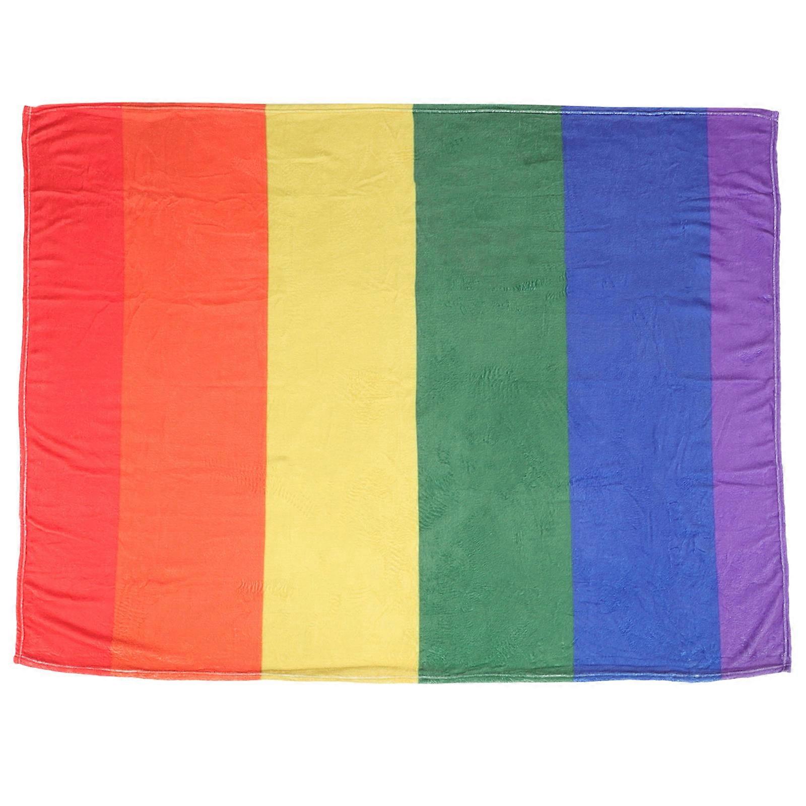 Cozy Throw Blanket Flannel Blanket For Office Nap Blanket Sofa Use Multi Color 150X120CM Home Decor 1Set