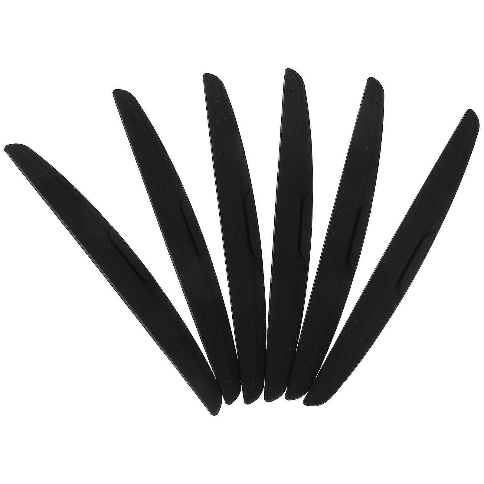 Automobile Anti Collision Strip Car Bumper Strip For Car Owners Daily Use 6Pcs