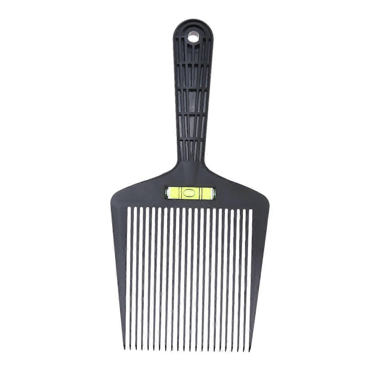 コームヘアスタイリスト家庭用プロフェッショナルレベルの理髪ツールブラック26.7 * 12.5cm頭皮1セット