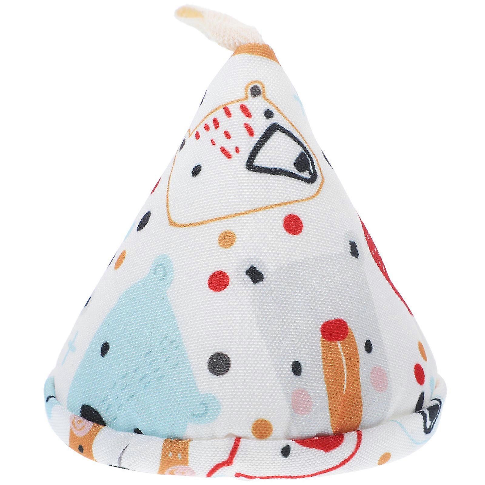 Pot Lid Handle Cover Triangle Pot Lid Handle Cover Heat Resistant Home Cooks Cotton 1Pcs