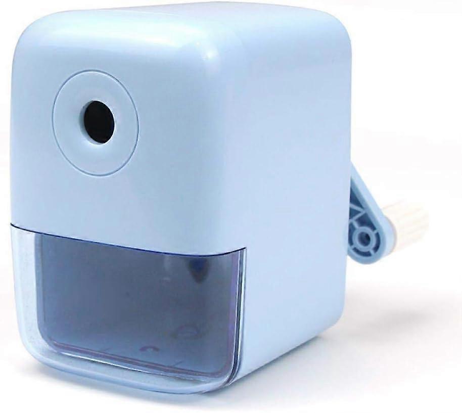pencil sharpener multifunctional manual pencil sharpener automatic lead feeding manual pencil sharpener blue