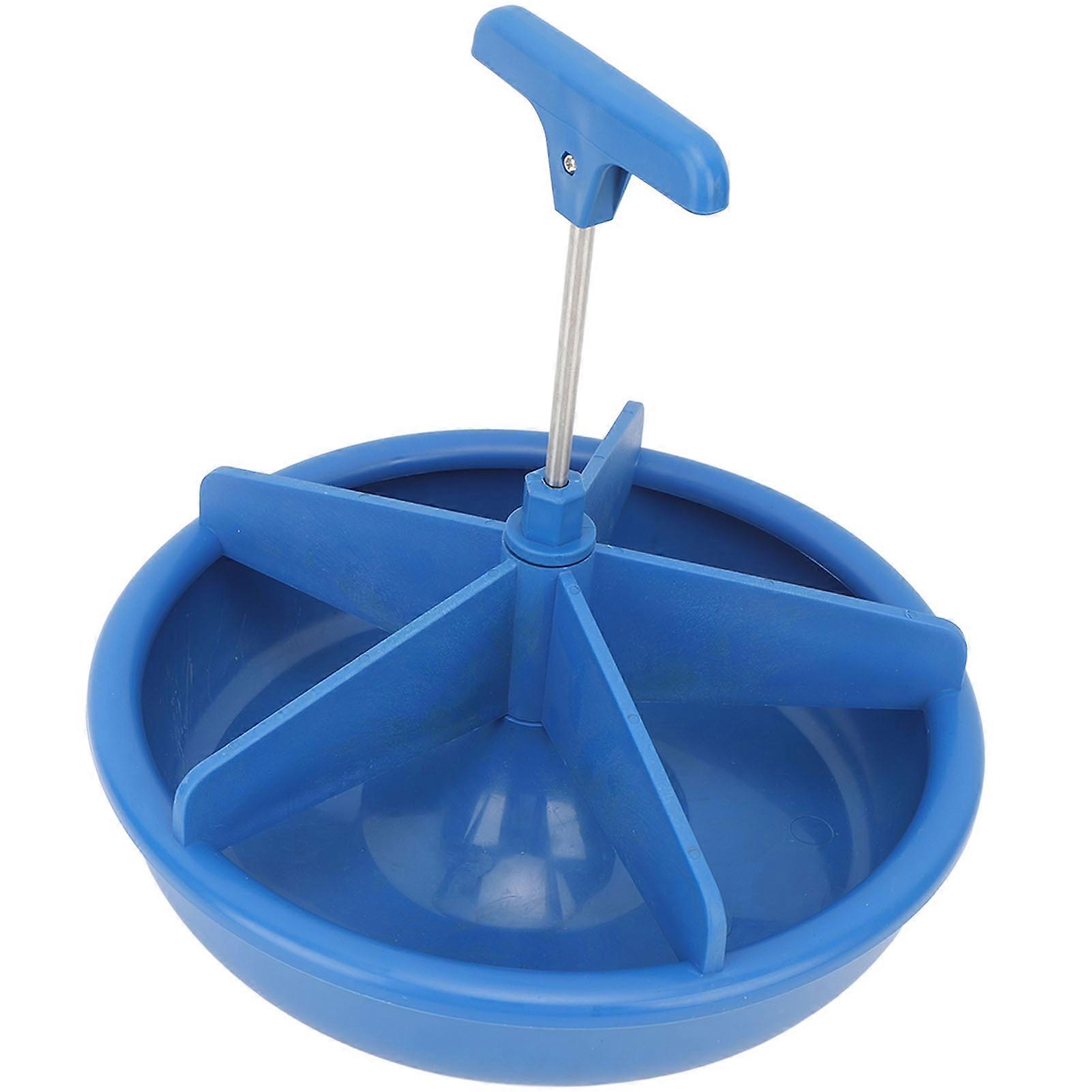 5 Grid Circular Pig Feeder Trough 32x31.5x8cm PP Food Bucket