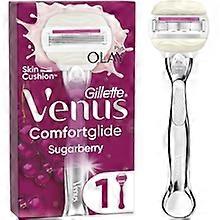Gillette - Venus ComfortGlide Sukkerbær - Barberhøvel for kvinner + 1 hode 1,0 stk