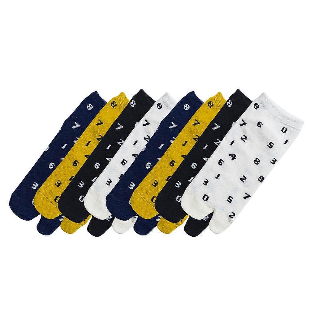 Women's Toe Socks Creative Cotton Two-Toe Stockings Comfortable Summer Socks Assorted Color Split Toe Design 4 Pairs