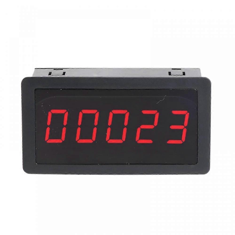 Digit Counter DC 12-24V 5 Digit LED Digital Display 0-9999 Plus Panel Meter