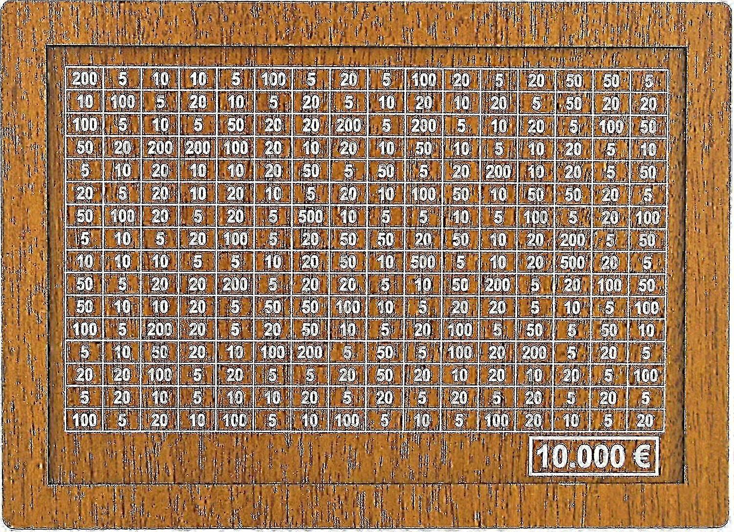 4 Size Piggy Banks - Savings Goal Boxes with Numbers