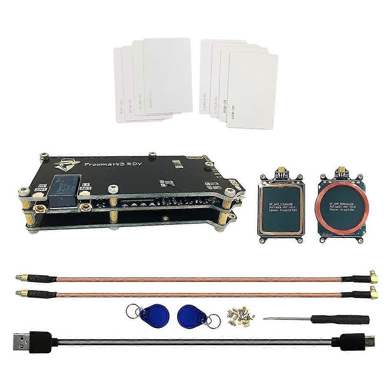 Upgraded 512k Proxmark3 RDV2 Memory PM3 DEV Proxmark 3 Kit NFC RFID Cloner Reader IC ID M1 Card Read