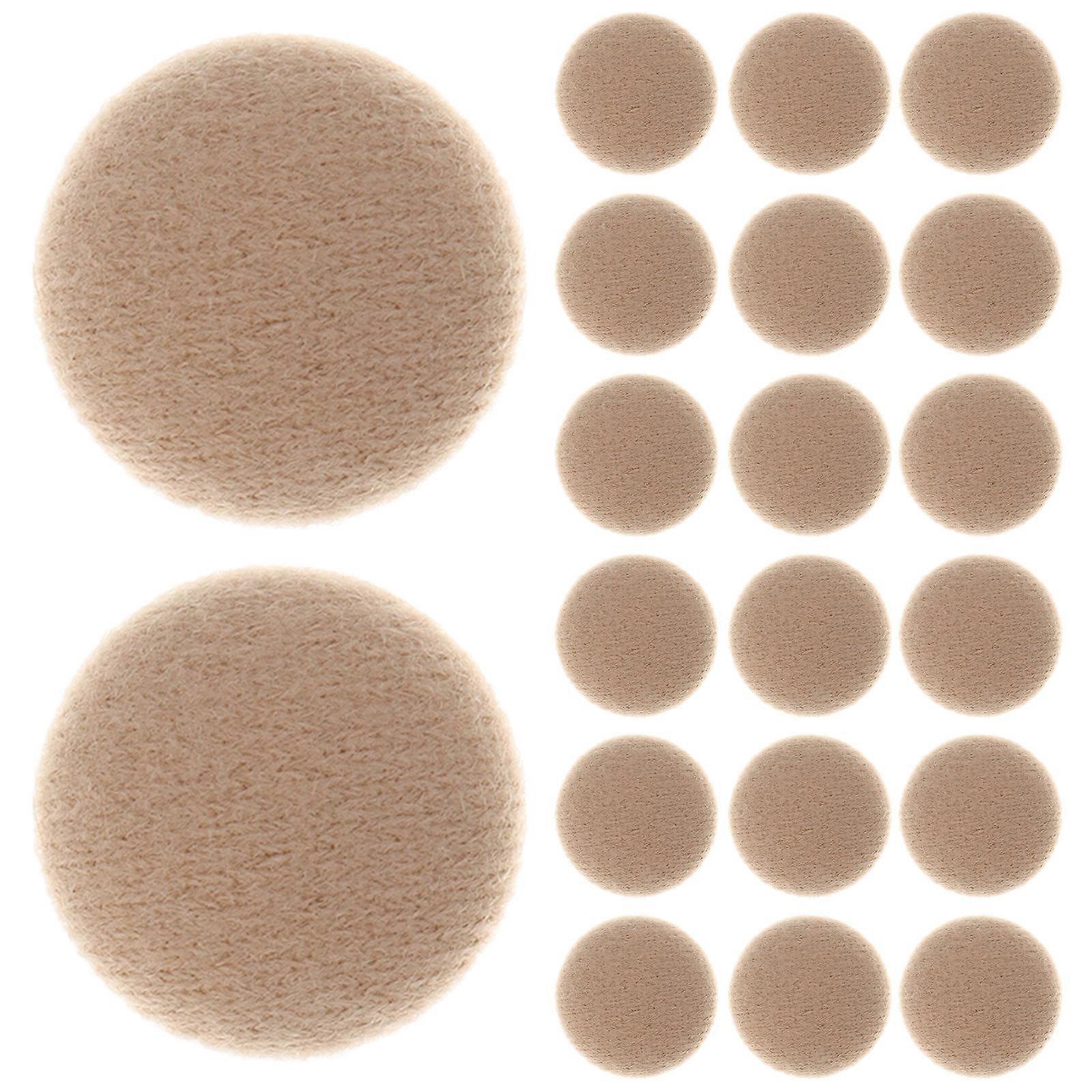 Roof Headliner Button Car Ceiling Repair Kit Prevent Sagging Beige 2.00X2.00X0.40CM Iron 50Pcs