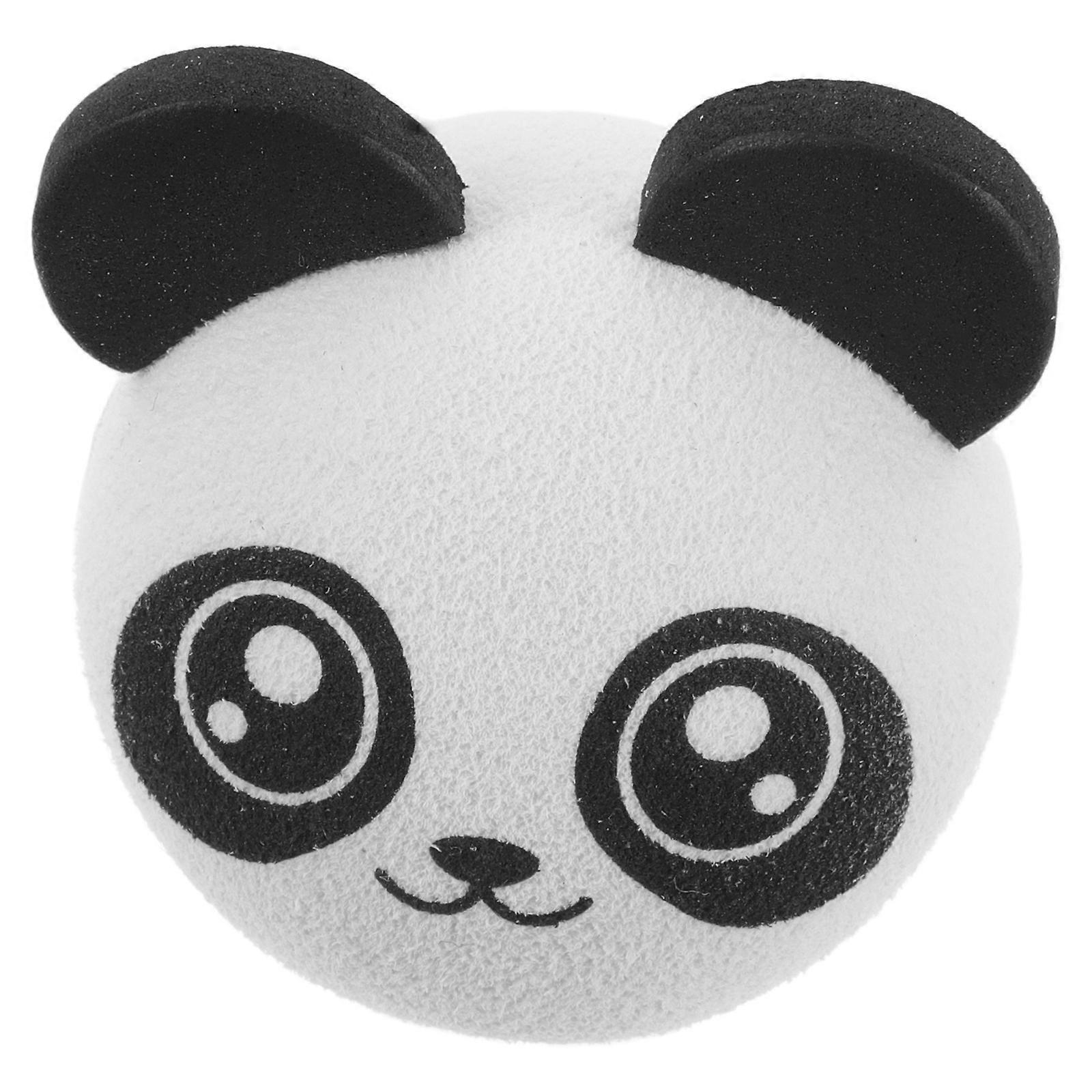 Big Eye Panda Car Antenna Ball Anti-Collision Decorative 5.50X5.00X4.50CM Multi Color Vehicle Roof Decoration 1Pcs