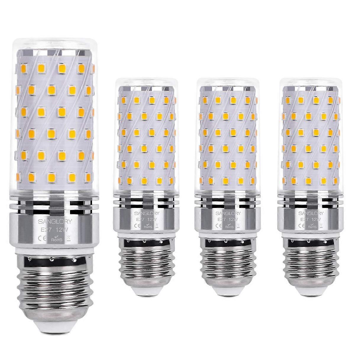 LED E27 Corn Bulb, 10W, Warm White 3000K, 1300LM, Equivalent to 60W, Pack of 4