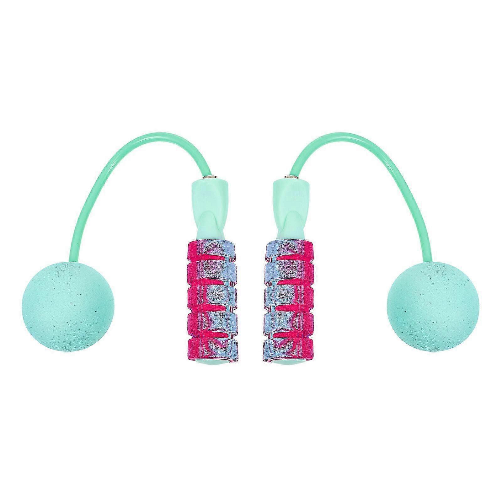 1 Pair of Portable Cordless Jump Ropes Tangles Free Skipping Rope for Fitness