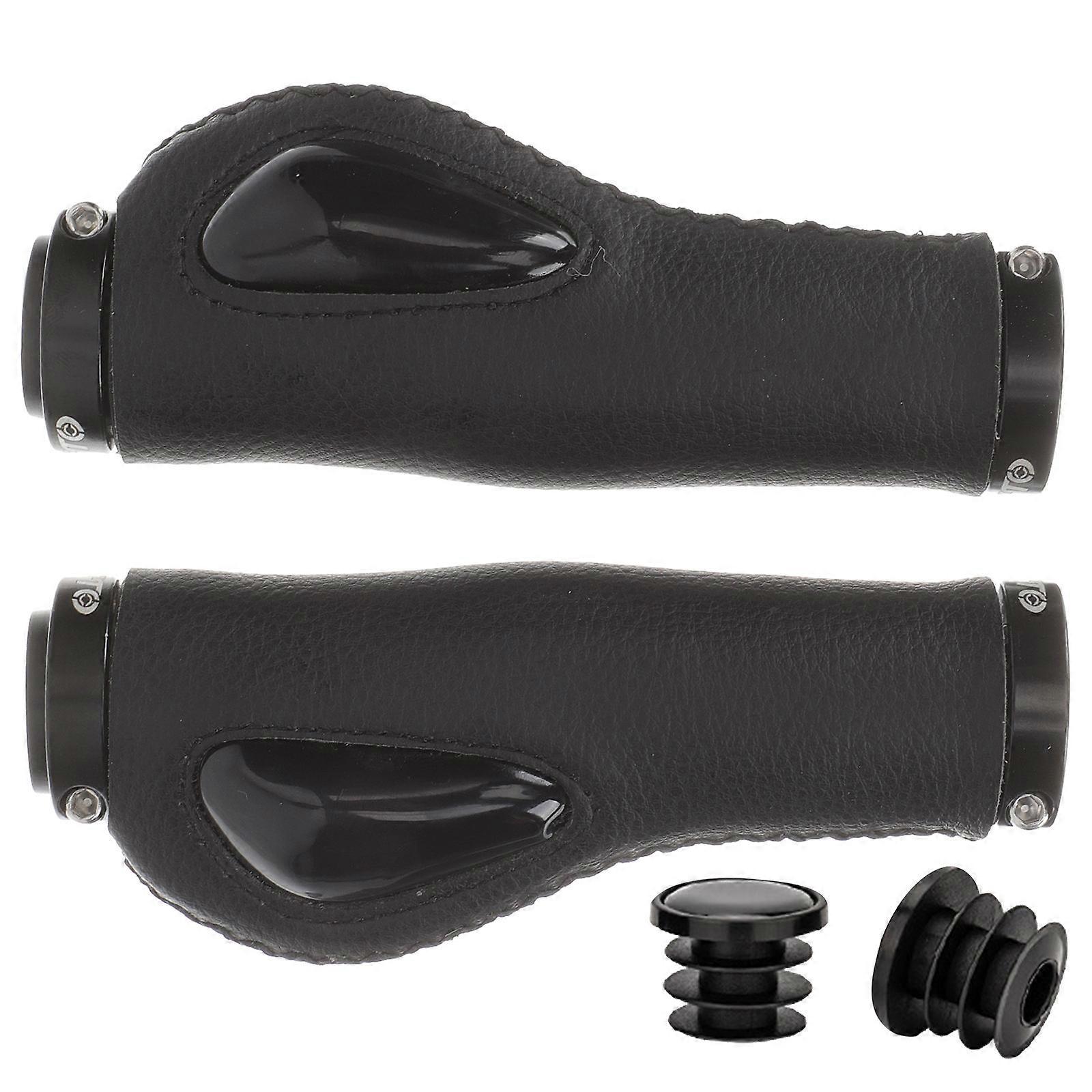 Silicone Bicycle Handlebar Grips Set Nonslip Comfortable Covers for Mountain Bike Handlebars Easy Installation Cycling Accessory