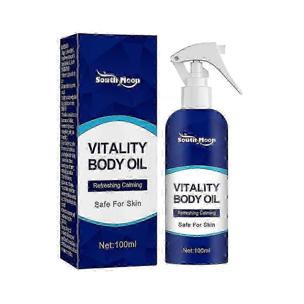 2025 1-3Pcs Ulei de corp Vitality, Spray de ulei de corp uscat răcoritor, Ulei de corp hidratant pentru toate tipurile de piele
