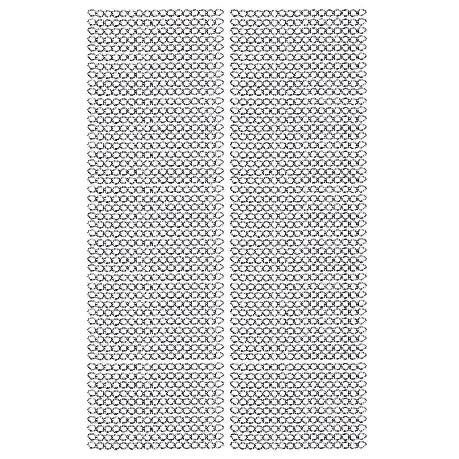 2025 Latest Model 10m Aluminum Curb Chain Twisted Links Chain for DIY Craft