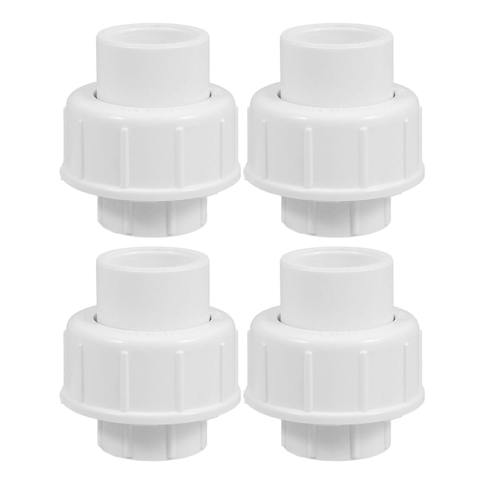 Plumbing Tools Detachable Connections Pvc Union Fittings For Swimming Pools 4Pcs