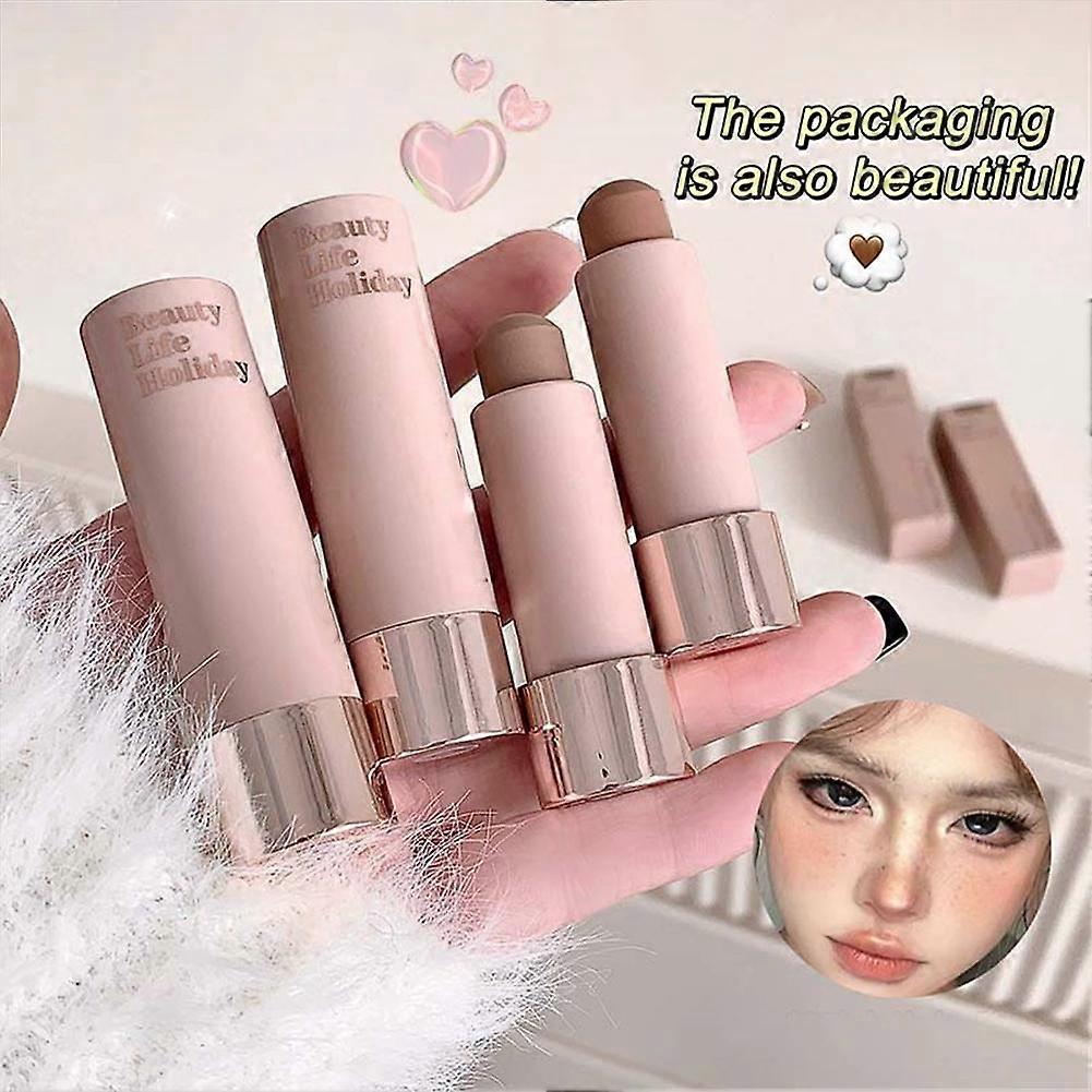 01 Cold Gray #(A)$ Moisturizing Silky Contouring Stick Single Color Natural Matte Nose Shadow Shadow Three-dimensional Student Makeup Contouring