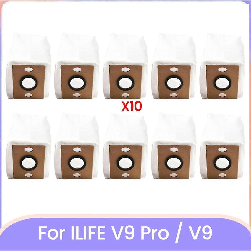 Dust Bags Replacement Parts for ILIFE V9 Pro / V9 Self Emptying Robot Vacuum Cleaner Accessory 10PCS