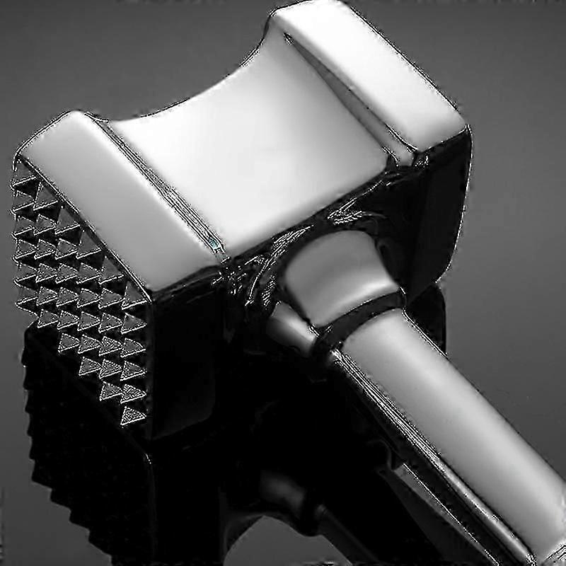 Professioneller Fleischklopfer, Fleischhammer Hammer Edelstahl Doppelseitig