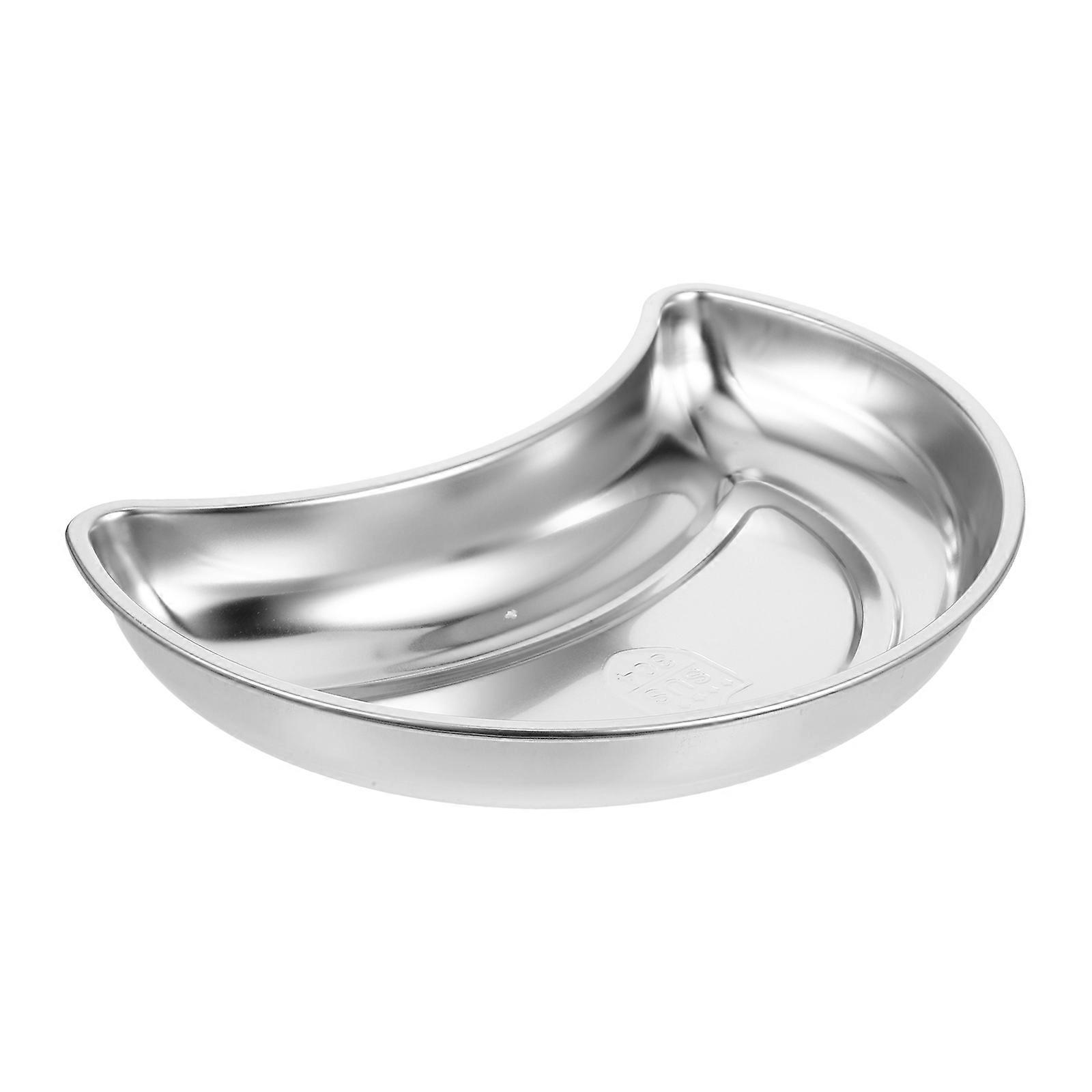 Stainless Steel Decorative Tray for Coffee, Tea & Snacks – Inspired Design, Luxurious Finish, Detailed Craftsmanship, Versatile Fruit Plate for