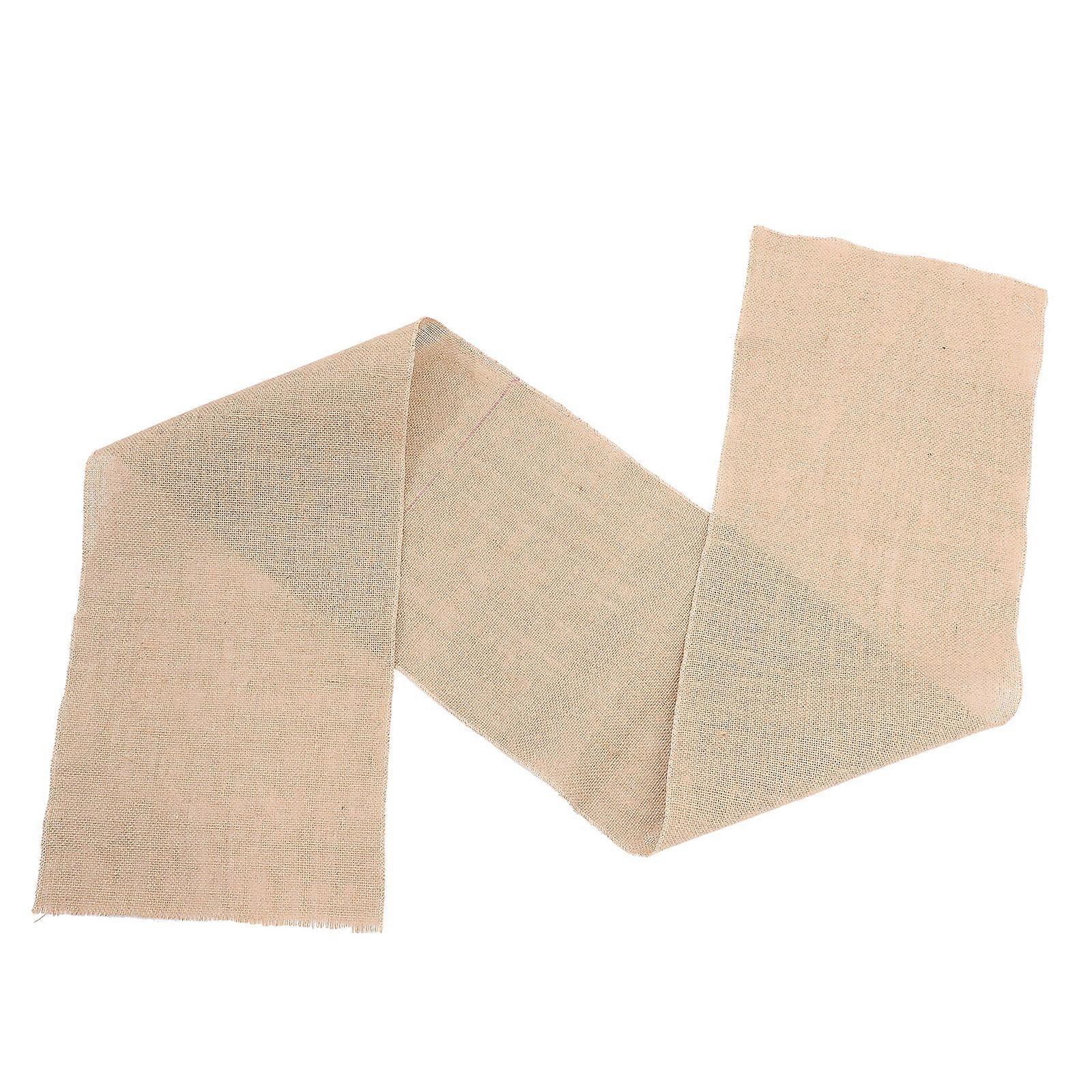 Rustic Tablecloth Linen Table Runner For Home Decor Brown 70.74X11.79X0.04in Reusable 1Pack