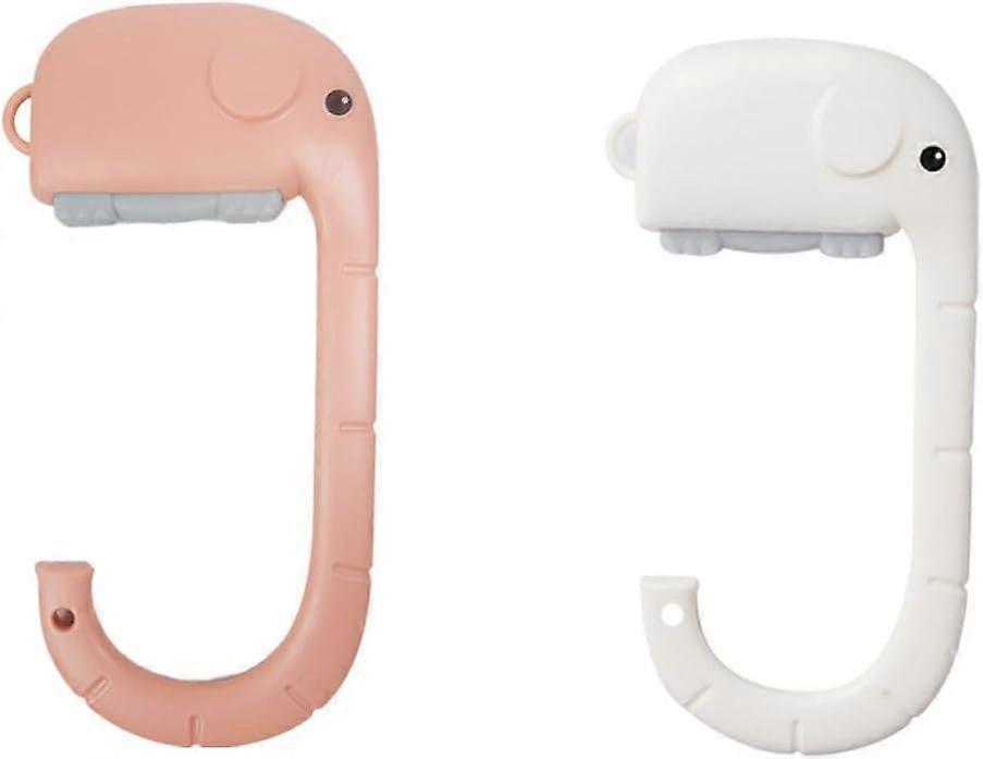2pieces handbag hook for table foldable handbag holder table to fix