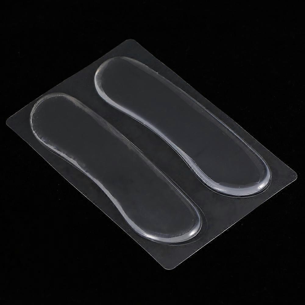 2pcs New Useful GEL NOn slip Anti wear Silicone Transparent High Heel Shoe Sticker Cushion