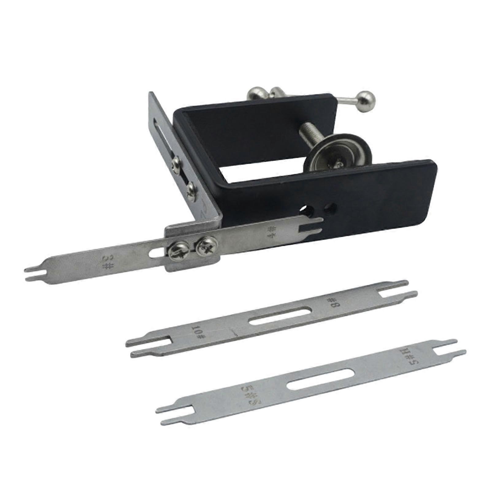 Zipper Pull Tool - Stainless Steel Zipper Jig Slider for Foot Size Zippers, Double End Zip Head Compatible Device