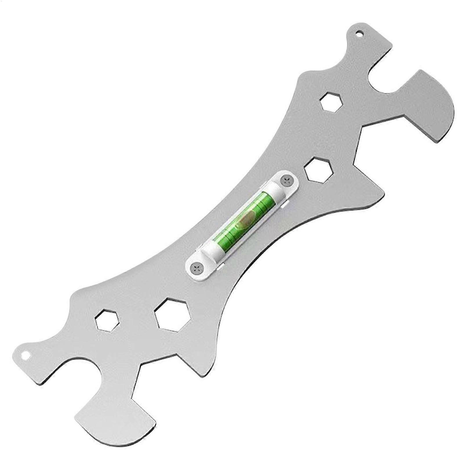 Shower Key Tool Self-Leveling Curved-Angle Wrench Compact Lightweight Portable Household Key Tools For Maintenance Staff