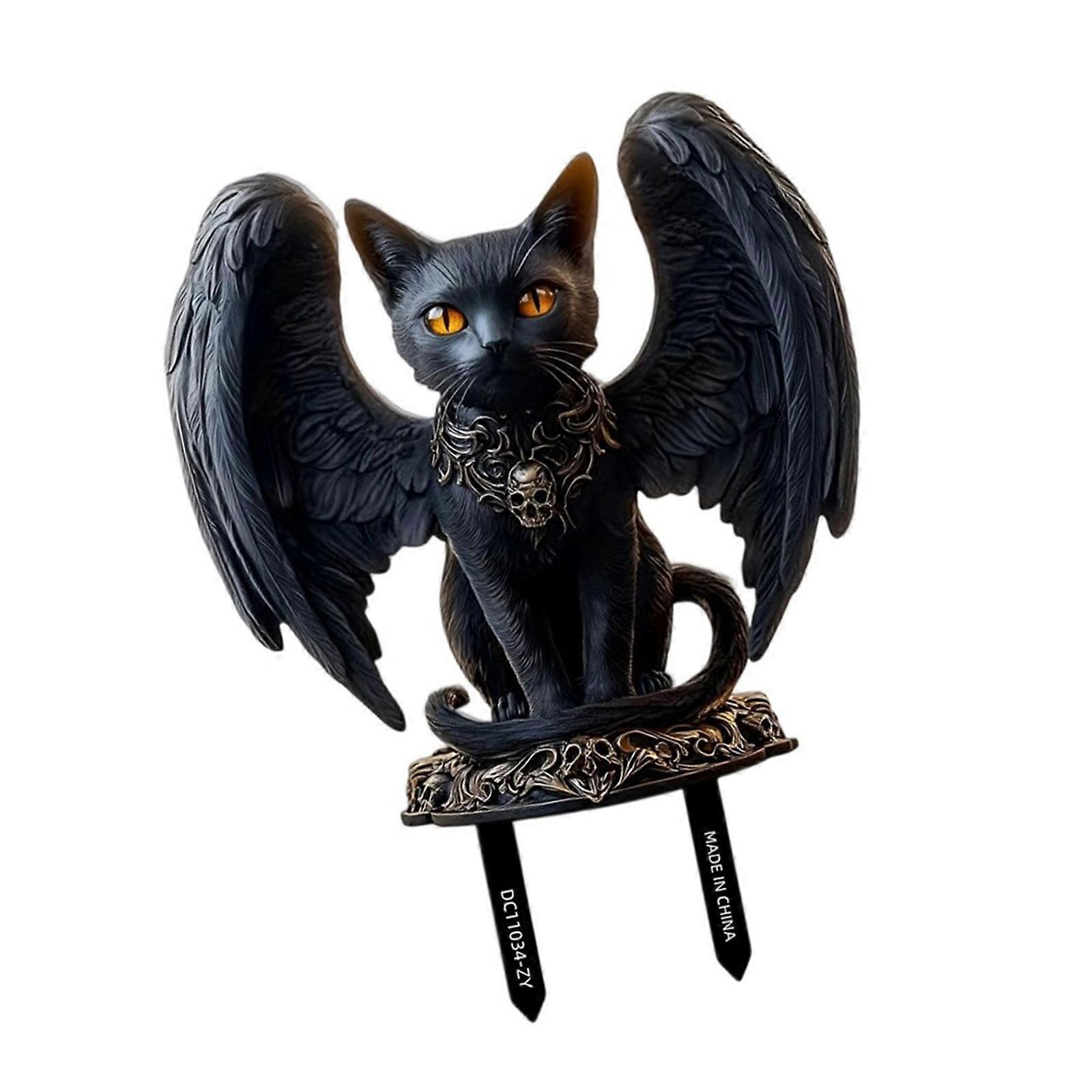 Charm Moggie Themed Address Plaque Stake Sign For Landscape Gardens Combines Functional Signage With Playful Aesthetic Multicolor