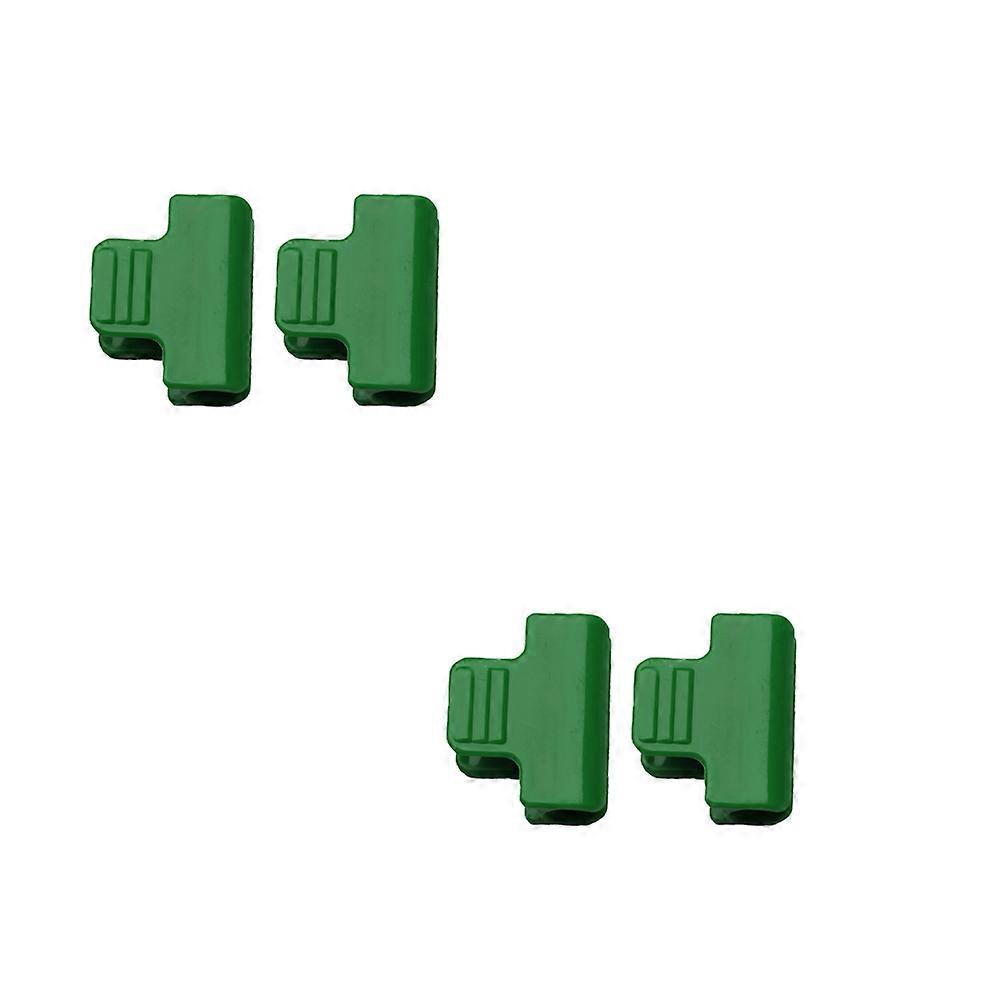 12PCS Plastic Greenhouse Snap Film Buckle Clamp for Greenhouses Row Covers Shelters Banner Frame (Green)