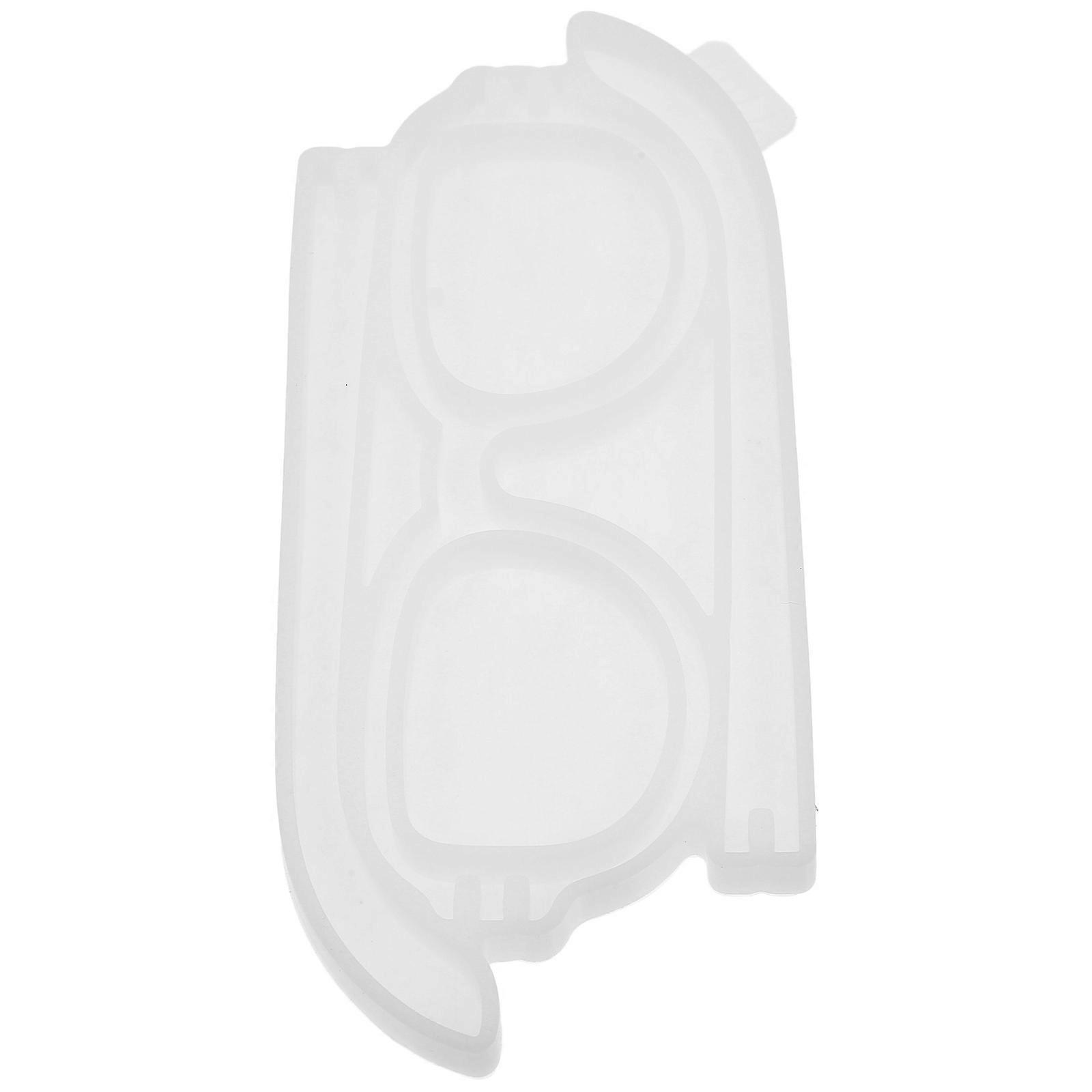 DIY Silicone Eyeglasses Shaped Table Decor Mold White Color Great for Crafting Practical and