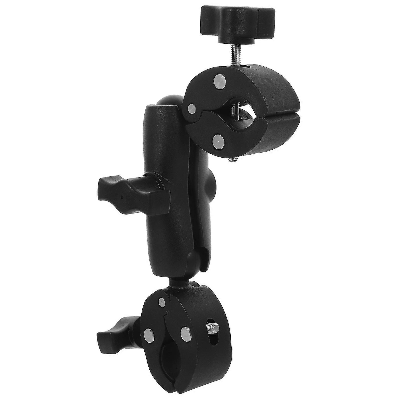 Lightweight Motorcycle Camera Mount with Ball Head Clamp for Secure Action Camera Attachment, Durable Handlebar Mount for Outdoor Riding