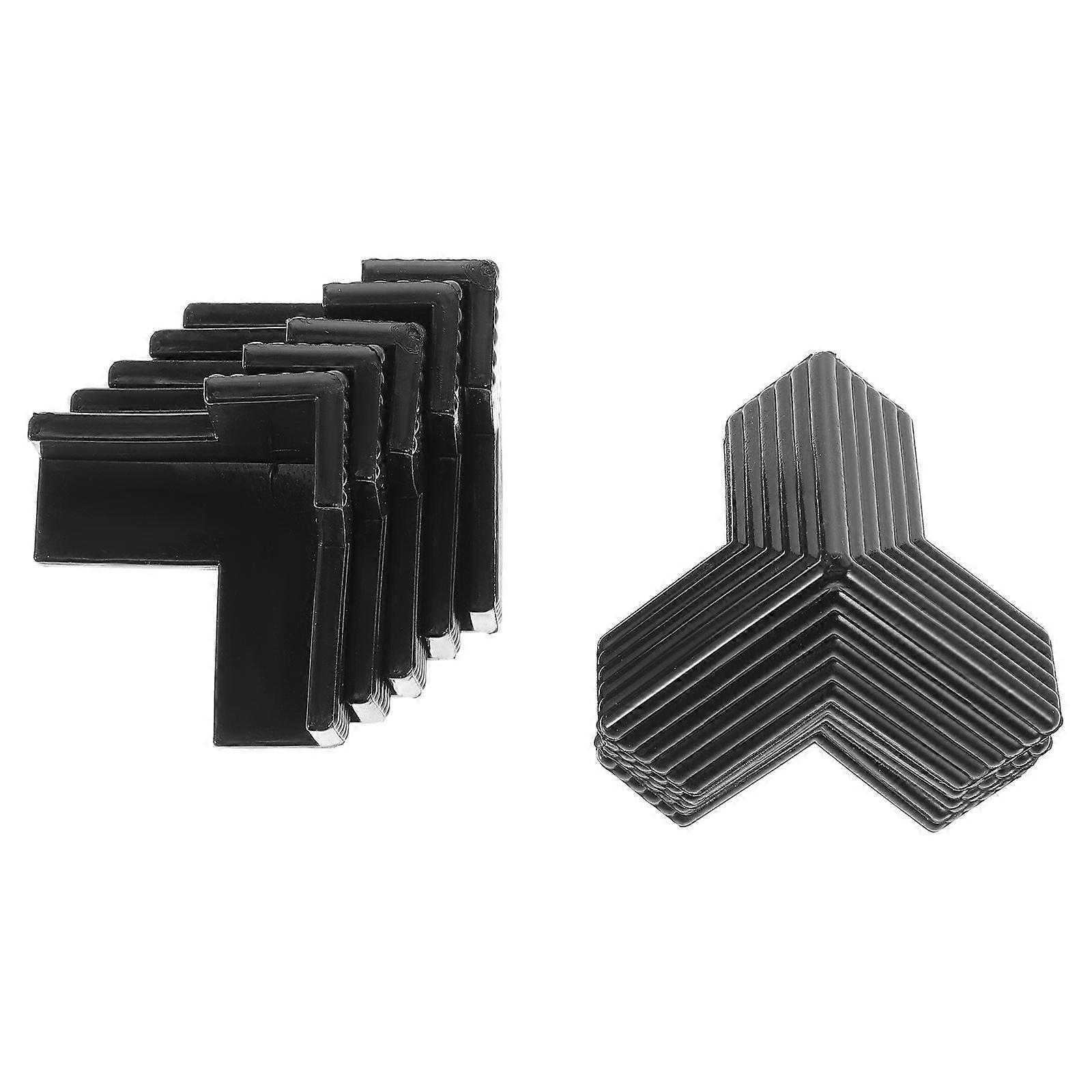 10pcs Black PVC Furniture Corner Guards for Table Edge Protection and Baby Safety Proofing