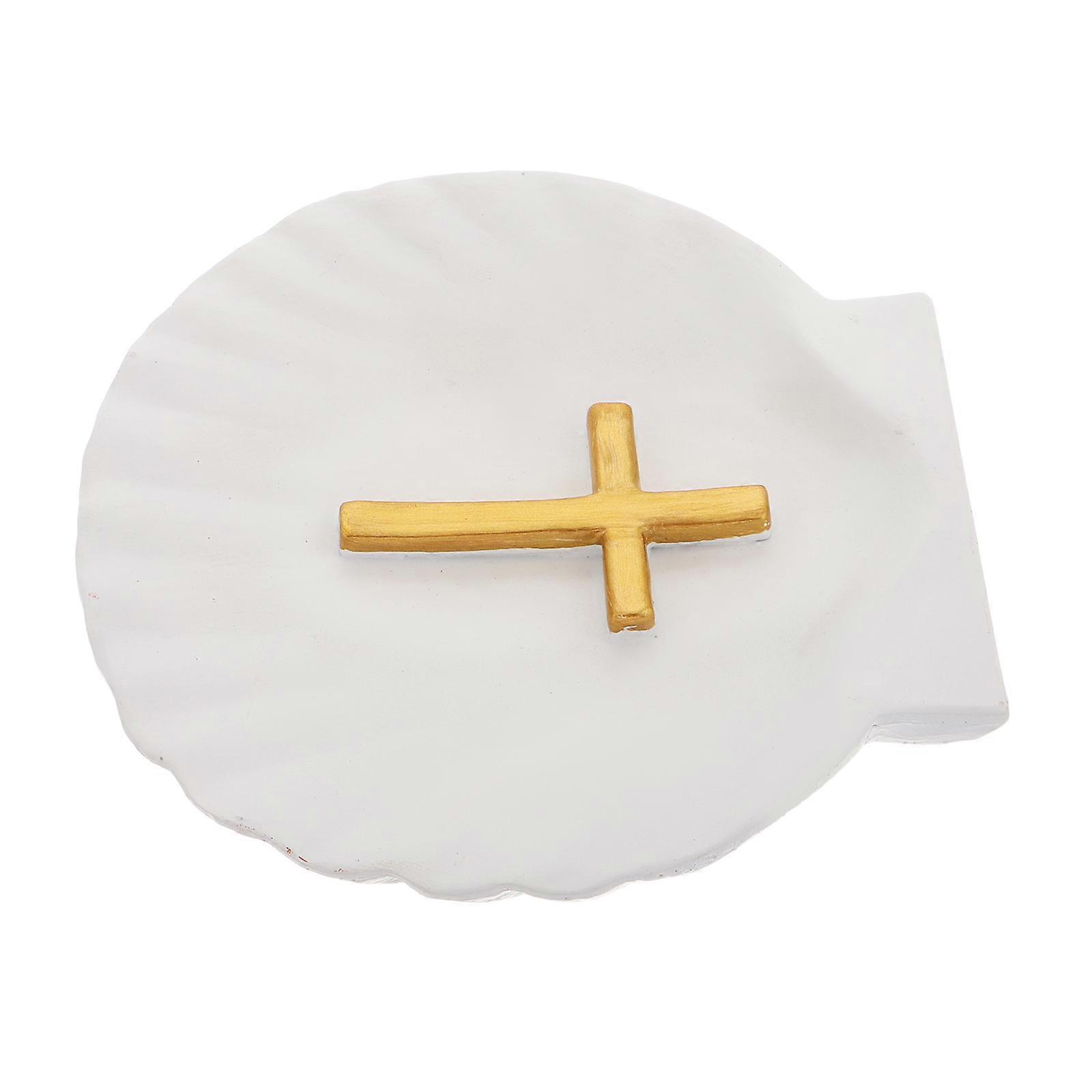 Ring Holder Dish Creative Decor Seashell Bowl for Bathroom Use 1Set